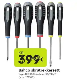 Mekk Bahco skrutrekkersett tilbud