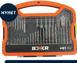 Mekk BOXER Bor -og bitssett 61 deler tilbud