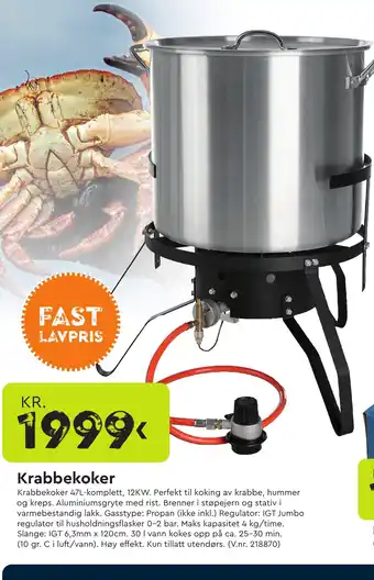 Mekk Krabbekoker tilbud