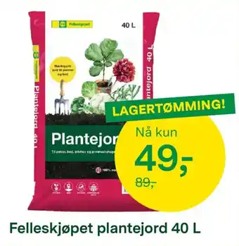 Felleskjøpet plantejord