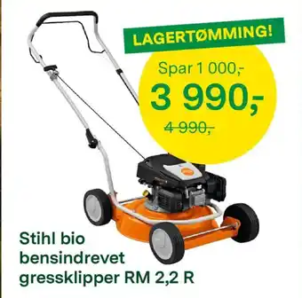 Stihl bio bensindrevet gressklipper RM 2,2 R
