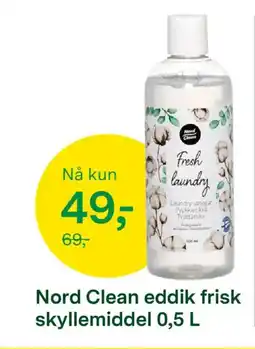 Felleskjøpet Nord Clean eddik frisk skyllemiddel tilbud