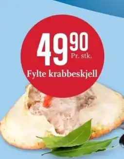 CC Mat Fylte krabbeskjell tilbud