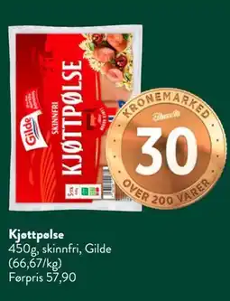 Jacobs Kjøttpølse tilbud