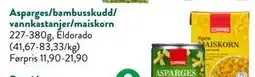 Jacobs Asparges/bambusskudd/vannkastanjer/maiskorn tilbud