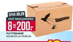 Europris FLYTTEKASSE, Medlemspris tilbud
