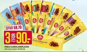 FREIA SJOKOLADEPLATER