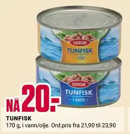 Europris TUNFISK tilbud