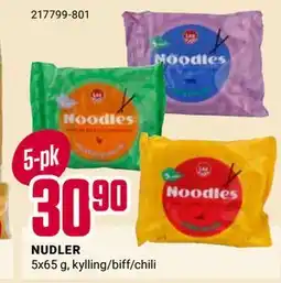 Europris NUDLER tilbud