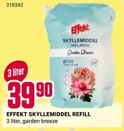 Europris EFFEKT SKYLLEMIDDEL REFILL tilbud