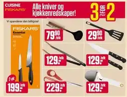 Europris Alle kniver og kjøkkenredskaper! tilbud