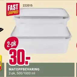 Europris MATOPPBEVARING tilbud