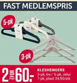 Europris KLESHENGERE, Medlemspris tilbud