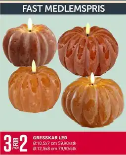Europris GRESSKAR LED tilbud