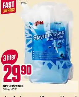Europris SPYLERVÆSKE tilbud
