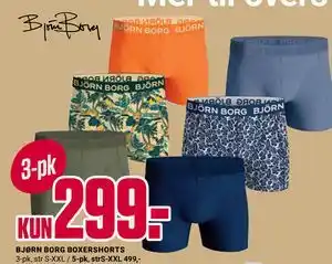 Europris BJØRN BORG BOXERSHORTS tilbud