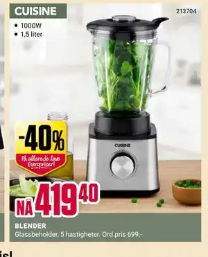 CUISINE BLENDER
