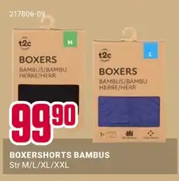 Europris BOXERSHORTS BAMBUS tilbud