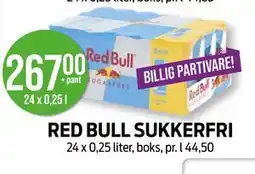 Kiwi RED BULL SUKKERFRI tilbud