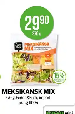 Kiwi MEKSIKANSK MIX tilbud