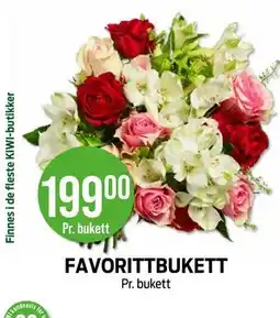 Kiwi FAVORITTBUKETT tilbud