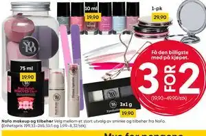 NoFo makeup og tilbehør