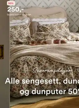 Kid Interiør Sezane bomull sengesett tilbud