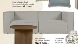 Kid Interiør Isa modulsofa tilbud