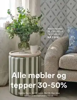 Kid Interiør Noa loungestol tilbud