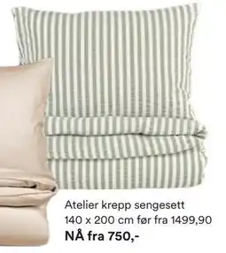 Kid Interiør Atelier krepp sengesett tilbud