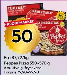 Gigaboks Peppes Pizza 550-570 g tilbud