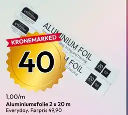 Gigaboks Aluminiumsfolie 2 x 20 m tilbud