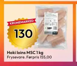Gigaboks Hoki loins MSC 1 kg tilbud