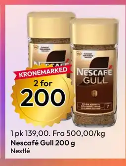 Gigaboks Nescafé Gull 200 g tilbud