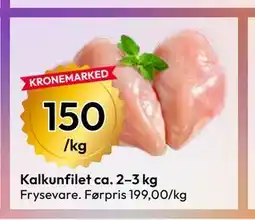 Gigaboks Kalkunfilet ca. 2–3 kg tilbud