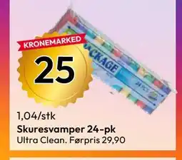 Gigaboks Skuresvamper 24-pk tilbud