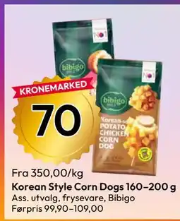 Gigaboks Korean Style Corn Dogs 160–200 g tilbud