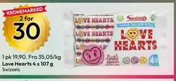 Gigaboks Love Hearts 4 x 107 g tilbud