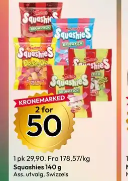 Gigaboks Squashies 140 g tilbud