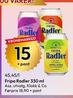 Gigaboks Fripa Radler 330 ml tilbud