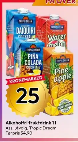 Gigaboks Alkoholfri fruktdrink 1 l tilbud