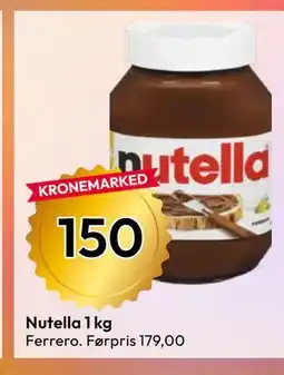 Gigaboks Nutella 1 kg tilbud