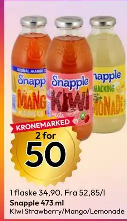 Gigaboks Snapple 473 ml tilbud