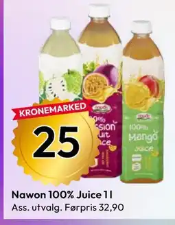 Gigaboks Nawon 100% Juice 1 l tilbud