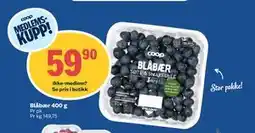 Coop Obs Blåbær 400 g, Medlemspris tilbud