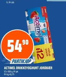 Coop Obs ACTIMEL DRIKKEYOGHURT JORDBÆR tilbud