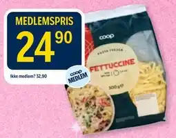 Coop Prix FETTUCCINE tilbud