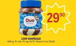 Coop Prix COOP DUOPÅLEGG tilbud