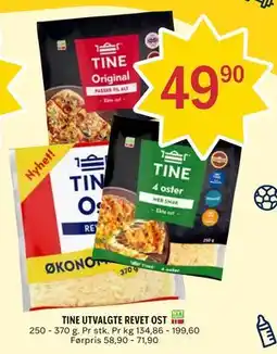 Coop Prix TINE UTVALGTE REVET OST tilbud