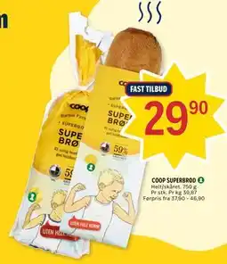 Coop Prix COOP SUPERBRØD tilbud